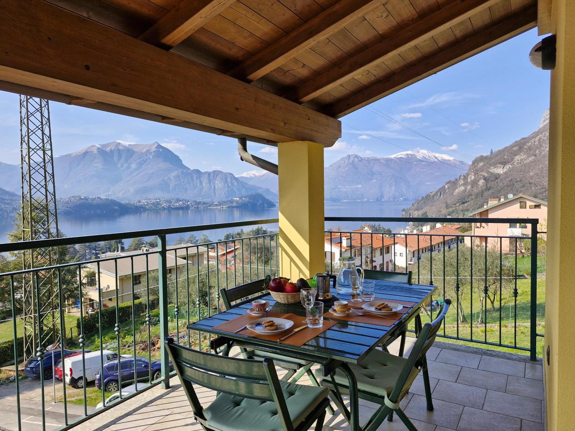 Balcony Lake View Apartment Lierna Esterno foto